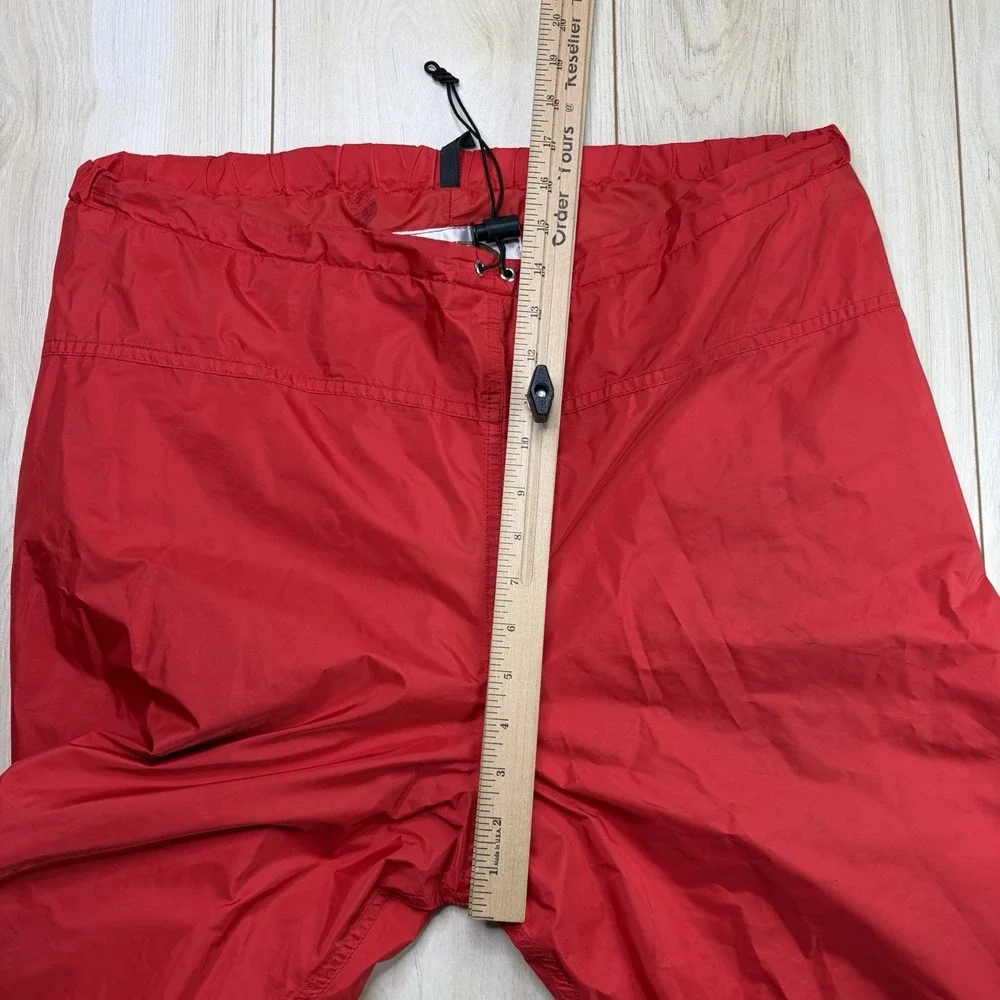 VTG 80s The North Face Gore-Tex Nylon Pants Mens Large Red USA Made